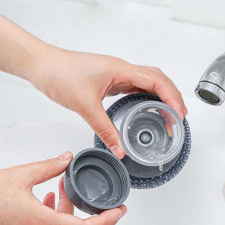 Dishwashing Scrubber & Soap Dispenser